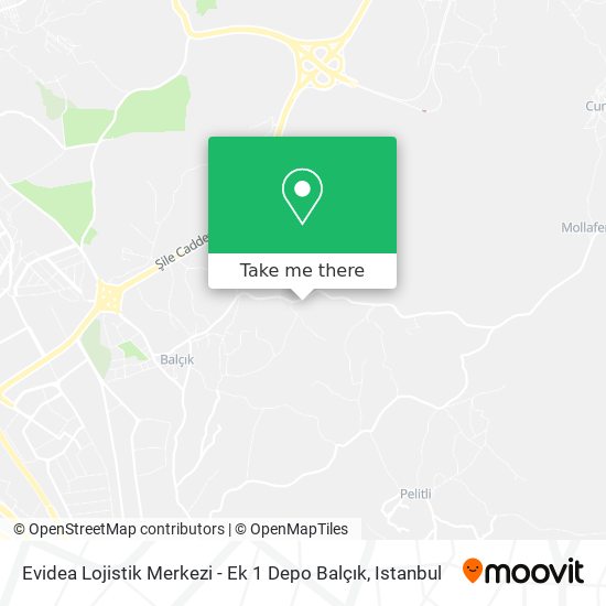 Evidea Lojistik Merkezi - Ek 1 Depo Balçık map