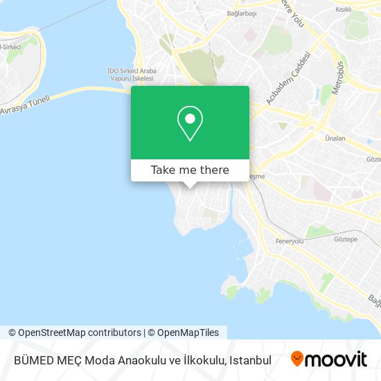 BÜMED MEÇ Moda Anaokulu ve İlkokulu map