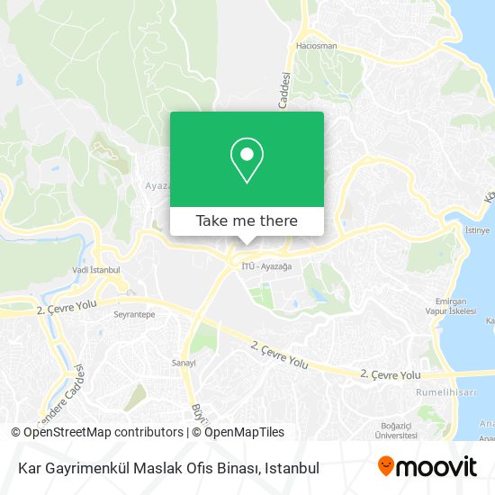 Kar Gayrimenkül Maslak Ofis Binası map