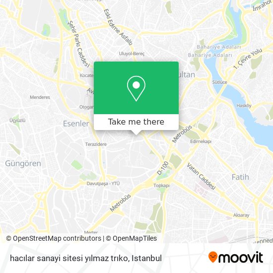 hacılar sanayi sitesi yılmaz trıko map