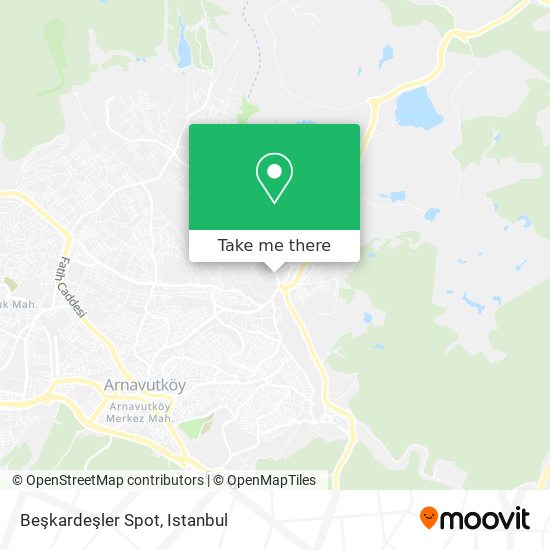 Beşkardeşler Spot map