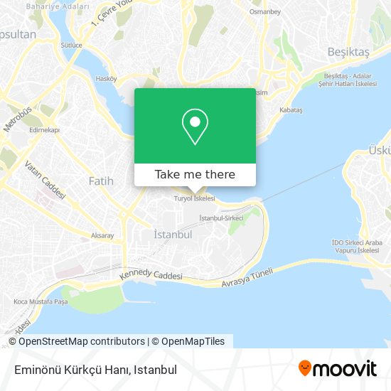 Eminönü Kürkçü Hanı map
