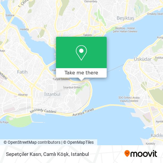 Sepetçiler Kasrı, Camlı Köşk map