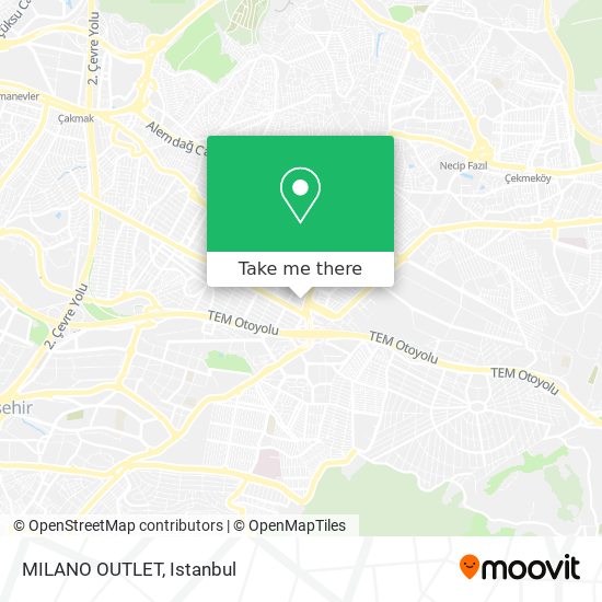 MILANO OUTLET map