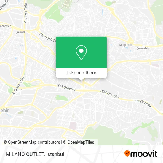 MILANO OUTLET map