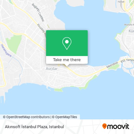 Akınsoft İstanbul Plaza map