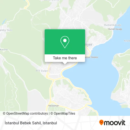 İstanbul Bebek Sahil map