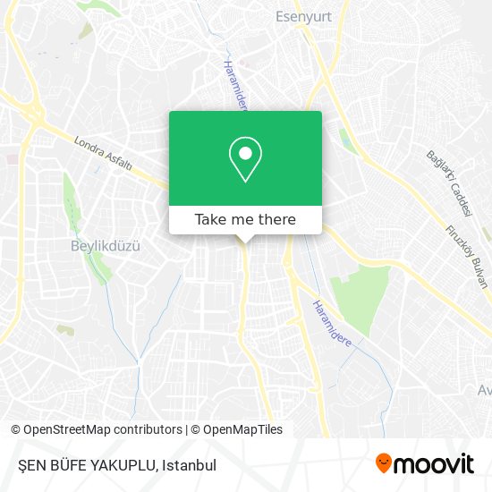 ŞEN BÜFE YAKUPLU map