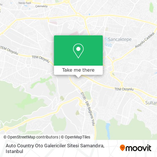 Auto Country Oto Galericiler Sitesi Samandıra map