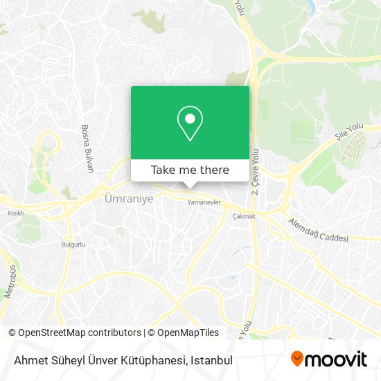 Ahmet Süheyl Ünver Kütüphanesi map