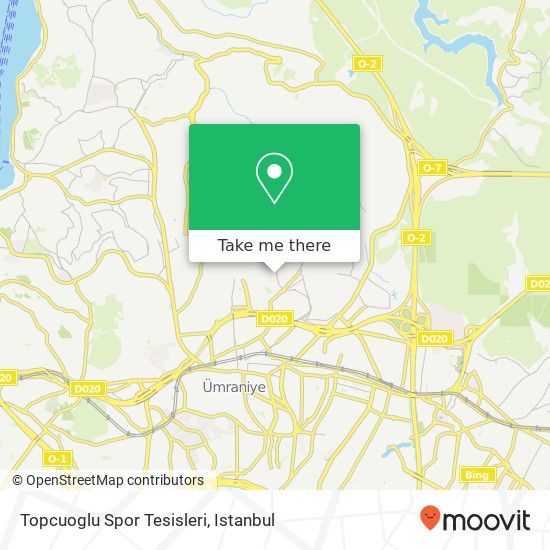 Topcuoglu Spor Tesisleri map