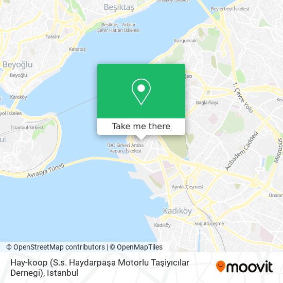 Hay-koop (S.s. Haydarpaşa Motorlu Taşiyıcılar Dernegi) map