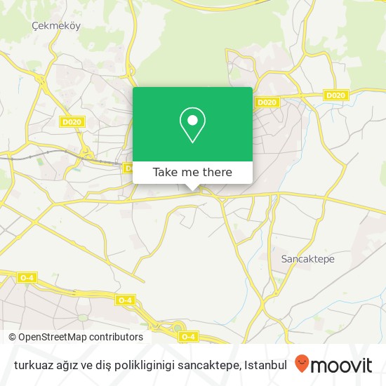 turkuaz ağız ve diş polikliginigi sancaktepe map