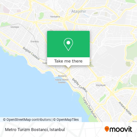 Metro Turizm Bostanci map