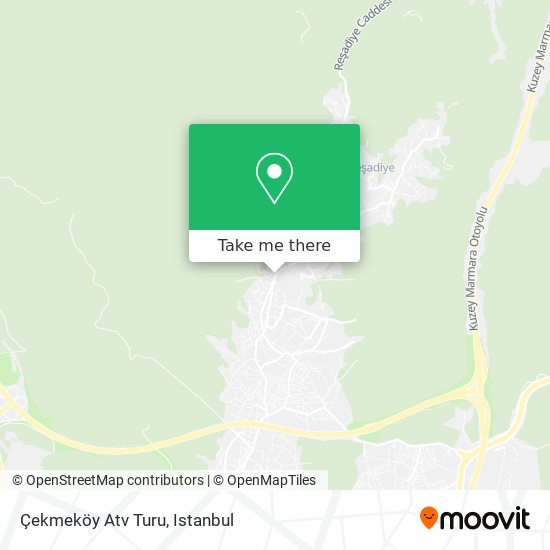 Çekmeköy Atv Turu map