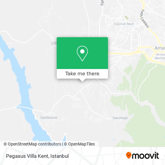 Pegasus Villa Kent map