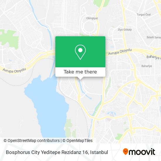 Bosphorus City Yeditepe Rezidanz 16 map