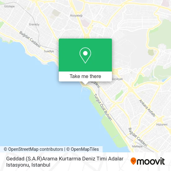 Geddad (S.A.R)Arama Kurtarma Deniz Timi Adalar Istasyonu map