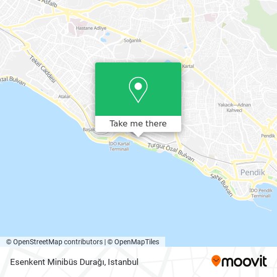 Esenkent Minibüs Durağı map