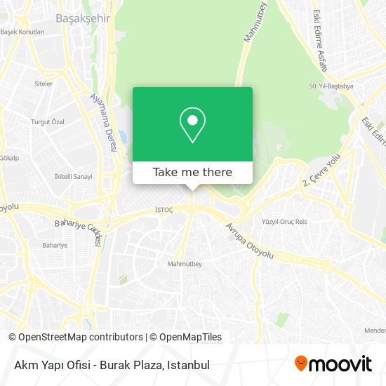 Akm Yapı Ofisi - Burak Plaza map