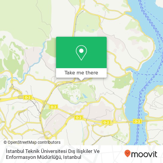 İstanbul Teknik Üniversitesi Dış İlişkiler Ve Enformasyon Müdürlüğü map