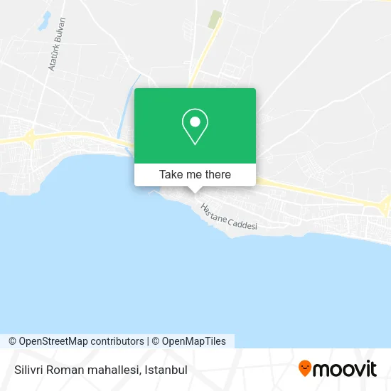 Silivri Roman mahallesi map