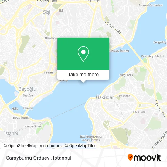 Sarayburnu Orduevi map