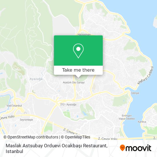 Maslak Astsubay Orduevi Ocakbaşı Restaurant map
