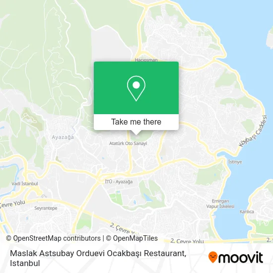 Maslak Astsubay Orduevi Ocakbaşı Restaurant map