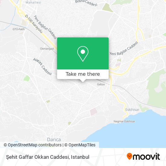 Şehit Gaffar Okkan Caddesi map