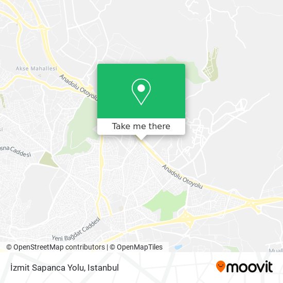 İzmit Sapanca Yolu map