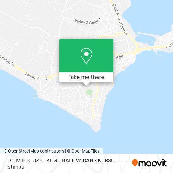 T.C. M.E.B. ÖZEL KUĞU BALE ve DANS KURSU map