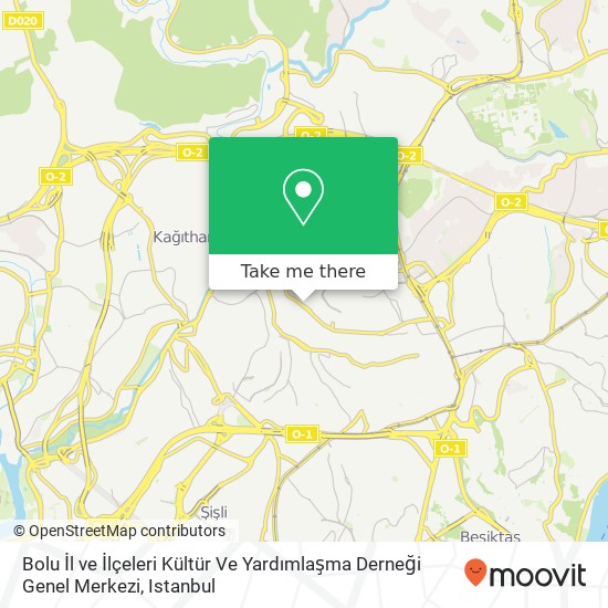 Bolu İl ve İlçeleri Kültür Ve Yardımlaşma Derneği Genel Merkezi map