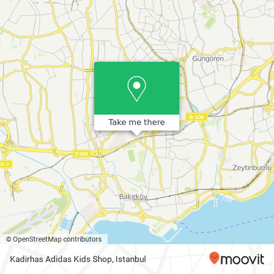 Kadirhas Adidas Kids Shop map