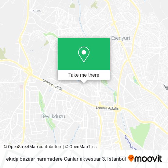 ekidji bazaar haramidere Canlar aksesuar 3 map