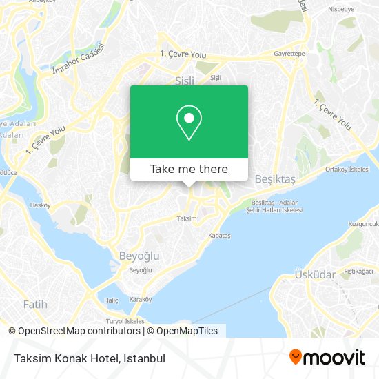 Taksim Konak Hotel map