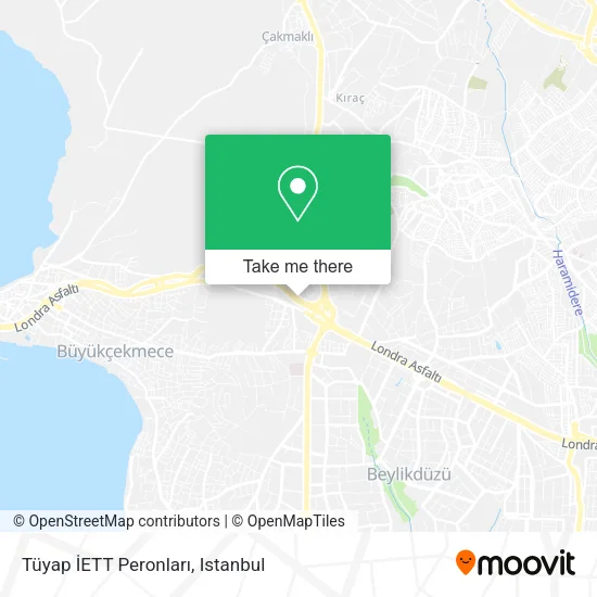 Tüyap İETT Peronları map