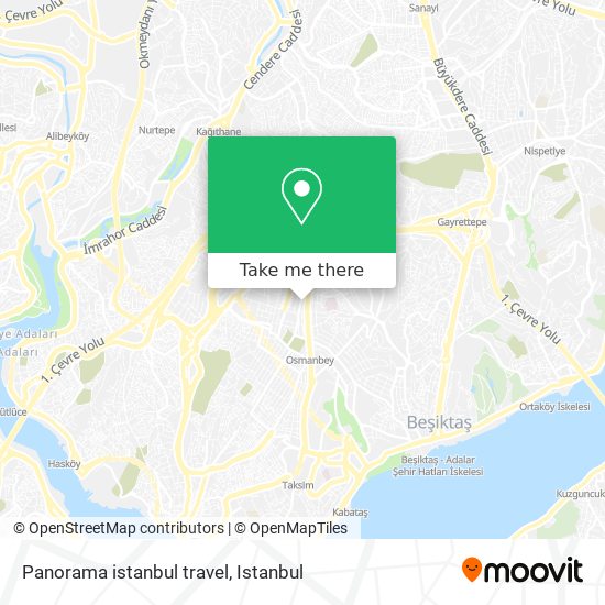 Panorama istanbul travel map