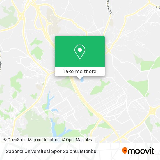 Sabancı Üniversitesi Spor Salonu map