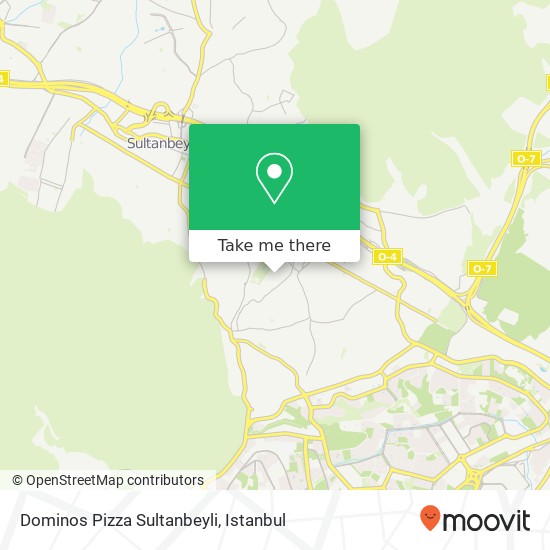 Dominos Pizza Sultanbeyli map