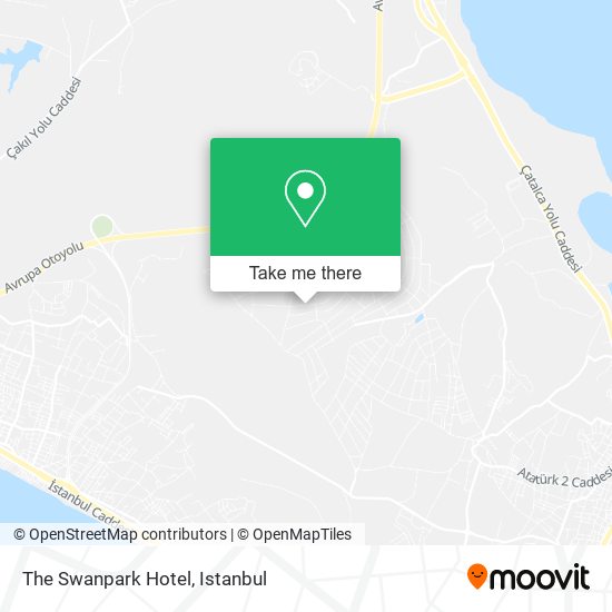 The Swanpark Hotel map