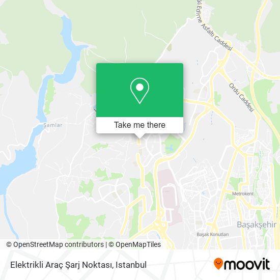 Elektrikli Araç Şarj Noktası map