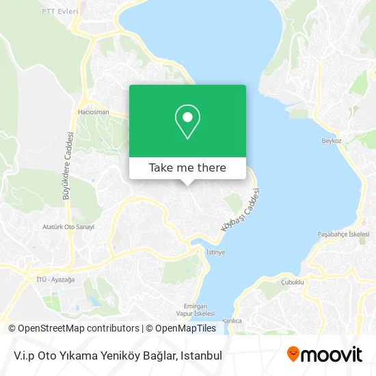 V.i.p Oto Yıkama Yeniköy Bağlar map