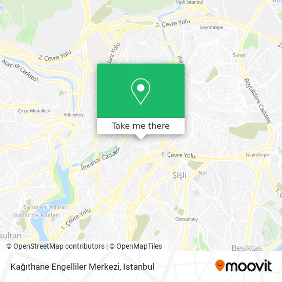 Kağıthane Engelliler Merkezi map