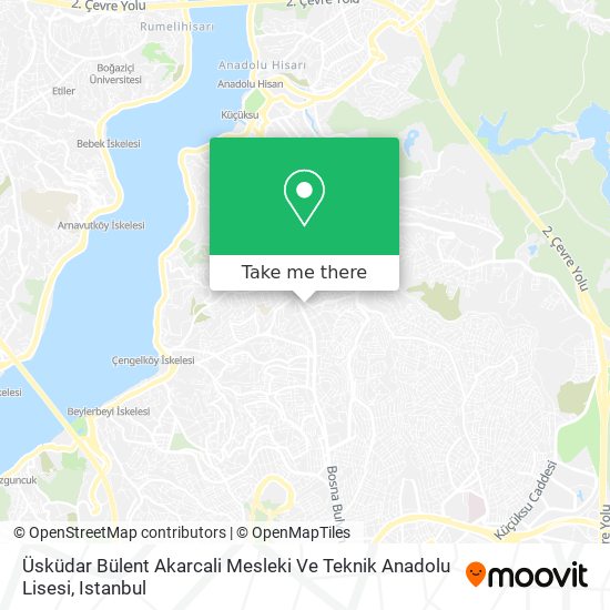 Üsküdar Bülent Akarcali Mesleki Ve Teknik Anadolu Lisesi map