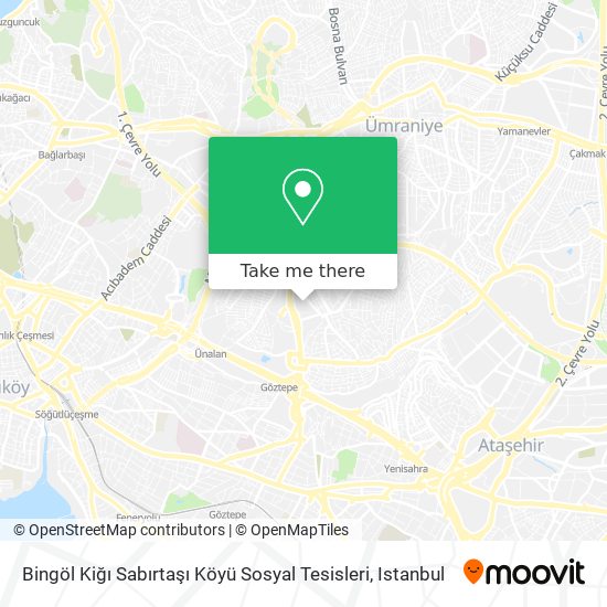 Bingöl Kiğı Sabırtaşı Köyü Sosyal Tesisleri map