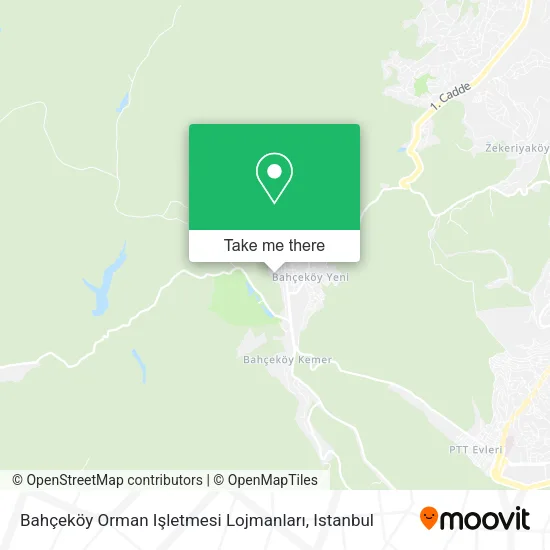 Bahçeköy Orman Işletmesi Lojmanları map
