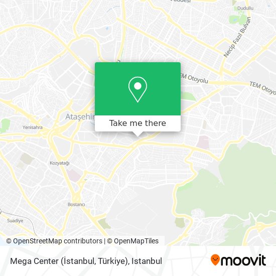 Mega Center (İstanbul, Türkiye) map