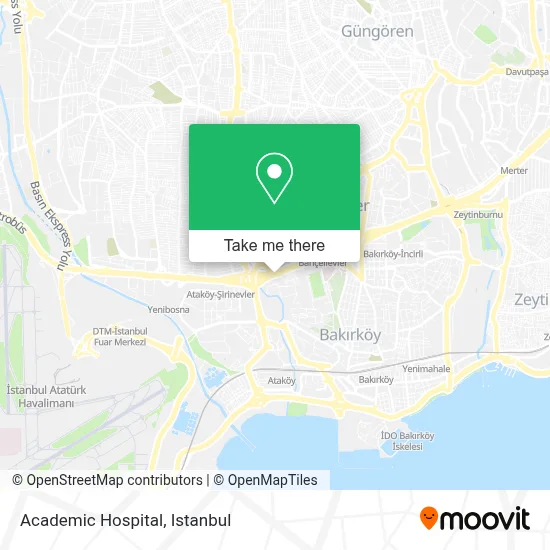 Academic Hospital map