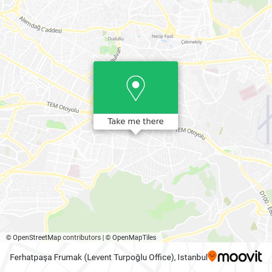 Ferhatpaşa Frumak (Levent Turpoğlu Office) map